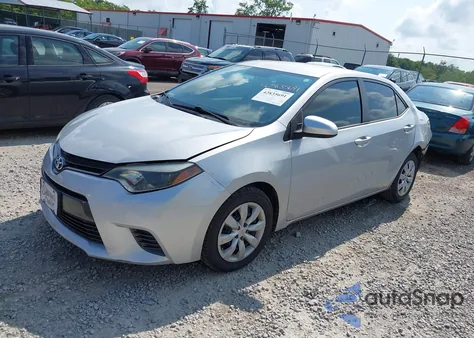 2015 Toyota Corolla Le from USA, damaged, VIN 2T1BURHE3FC462715